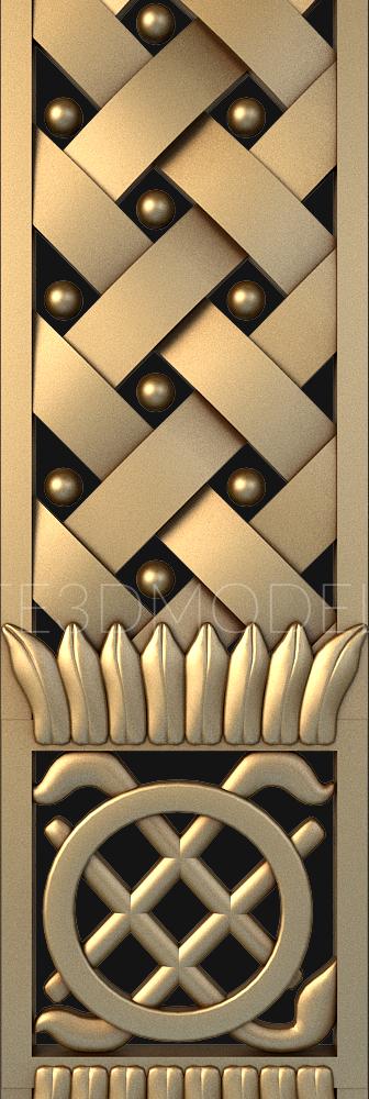 Vertical panel (PV_0325) 3D model for CNC machine