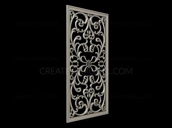 Vertical panel (PV_0448) 3D model for CNC machine