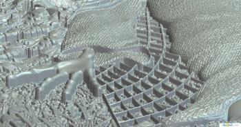 نموذج ثلاثي الأبعاد لآلة CNC لوحة فنية 