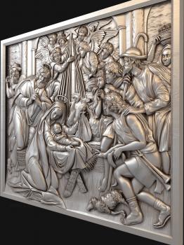 Religious panels (PR_0002) 3D model for CNC machine
