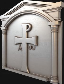 Religious panels (PR_0070) 3D model for CNC machine