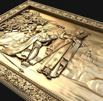 Religious panels (PR_0102) 3D model for CNC machine