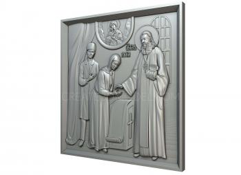 Religious panels (PR_0202) 3D model for CNC machine