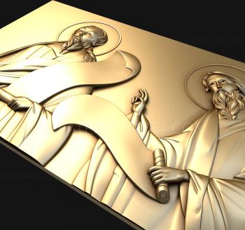 Religious panels (PR_0210) 3D model for CNC machine