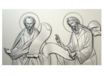 Religious panels (PR_0210) 3D model for CNC machine