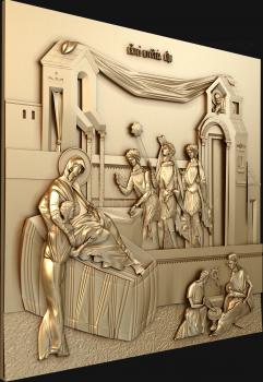 Religious panels (PR_0280) 3D model for CNC machine