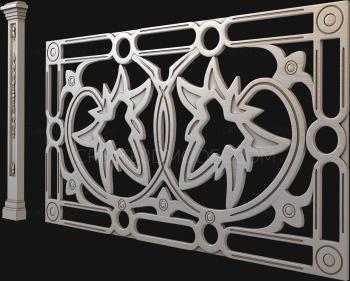 Fence (PRL_0005) 3D model for CNC machine