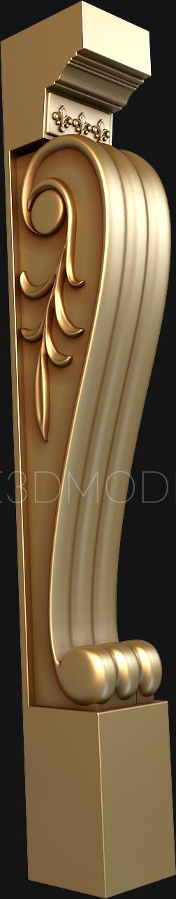 Pilasters (PL_0015) 3D model for CNC machine
