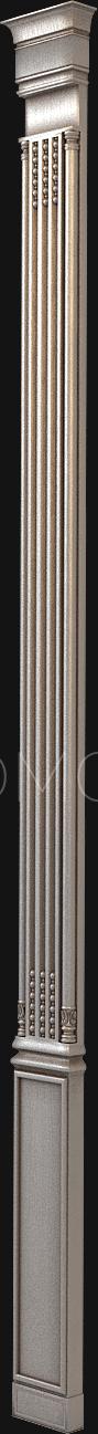 Pilasters (PL_0035) 3D model for CNC machine