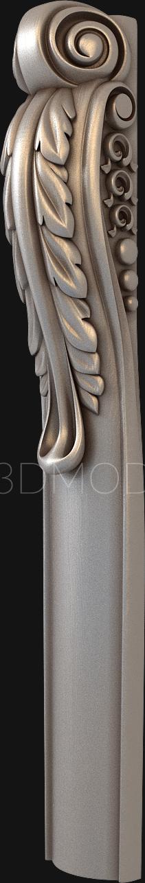 Pilasters (PL_0104) 3D model for CNC machine