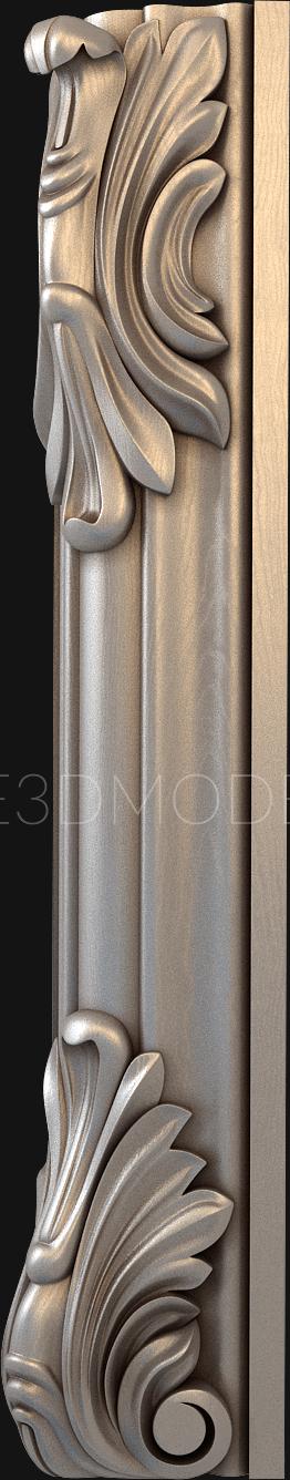 Pilasters (PL_0105) 3D model for CNC machine