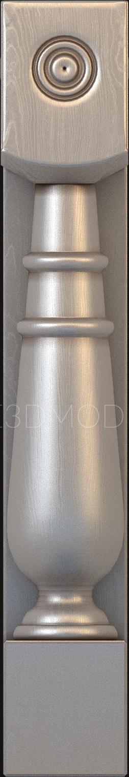 Pilasters (PL_0137) 3D model for CNC machine