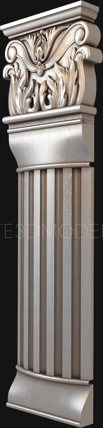 Pilasters (PL_0145) 3D model for CNC machine