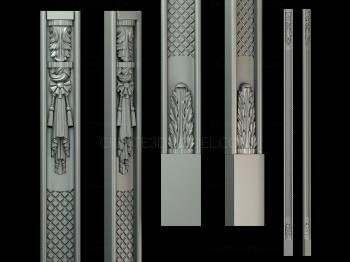 Pilasters (PL_0183) 3D model for CNC machine