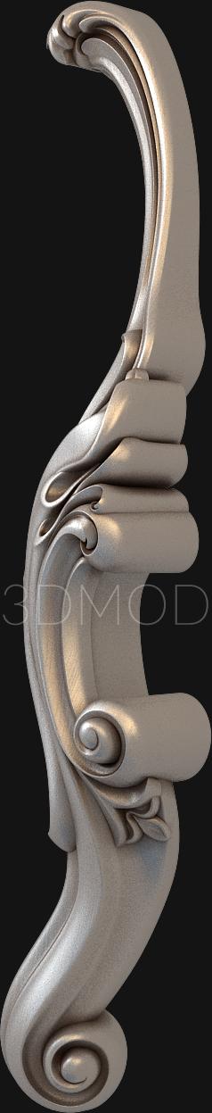 Armrest (PDL_0015) 3D model for CNC machine