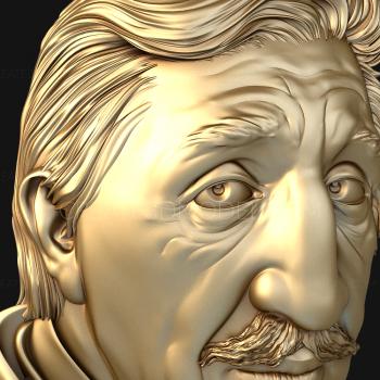 Portrait (PRT_0005) 3D model for CNC machine