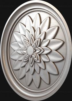 Ceiling rose (PRZ_0018) 3D model for CNC machine