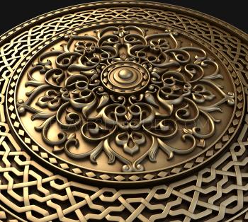 Ceiling rose (PRZ_0029) 3D model for CNC machine