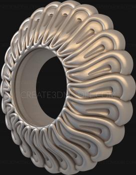 Ceiling rose (PRZ_0039) 3D model for CNC machine