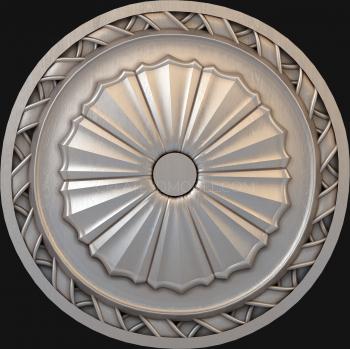 Ceiling rose (PRZ_0047) 3D model for CNC machine
