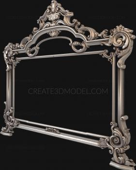 Figured frame (RMF_0005-1) 3D model for CNC machine