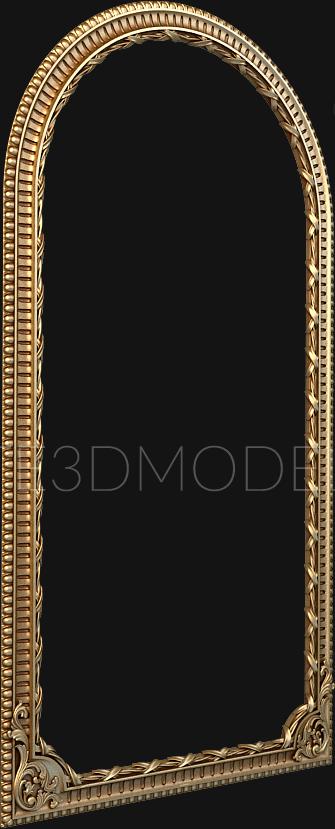 Figured frame (RMF_0029-1) 3D model for CNC machine
