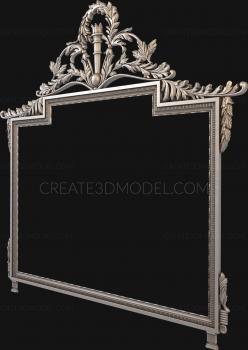 Figured frame (RMF_0095) 3D model for CNC machine