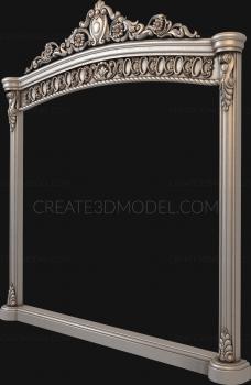 Figured frame (RMF_0127) 3D model for CNC machine