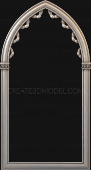 Figured frame (RMF_0128) 3D model for CNC machine