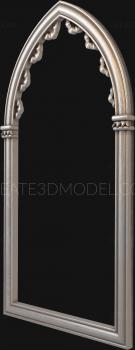 Figured frame (RMF_0128) 3D model for CNC machine