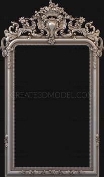 Figured frame (RMF_0158) 3D model for CNC machine