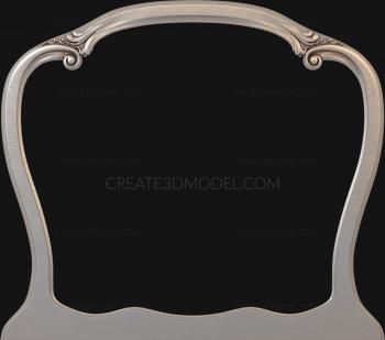 Figured frame (RMF_0212-1) 3D model for CNC machine