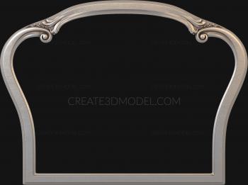 Figured frame (RMF_0212-2) 3D model for CNC machine