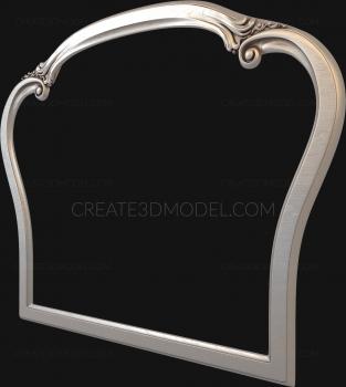 Figured frame (RMF_0212-2) 3D model for CNC machine