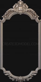 Figured frame (RMF_0321) 3D model for CNC machine