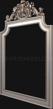 Figured frame (RMF_0340) 3D model for CNC machine