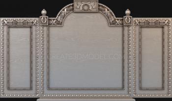 Figured frame (RMF_0343-1) 3D model for CNC machine
