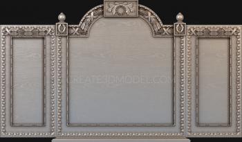 Figured frame (RMF_0343) 3D model for CNC machine