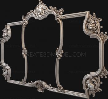 Figured frame (RMF_0366) 3D model for CNC machine