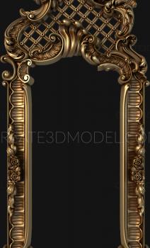 Figured frame (RMF_0421) 3D model for CNC machine