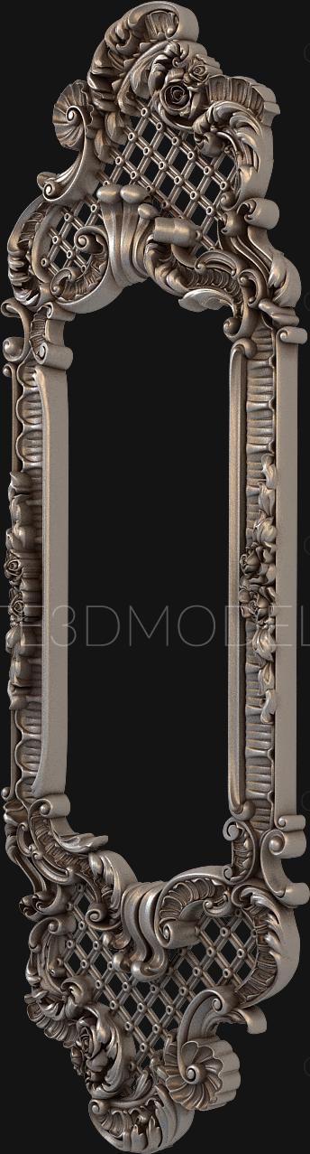 Figured frame (RMF_0421) 3D model for CNC machine