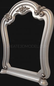 Figured frame (RMF_0442) 3D model for CNC machine