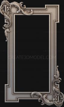 Figured frame (RMF_0503-3) 3D model for CNC machine