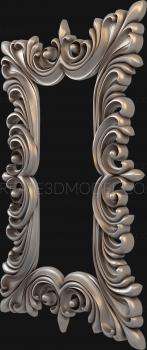 Figured frame (RMF_0554) 3D model for CNC machine
