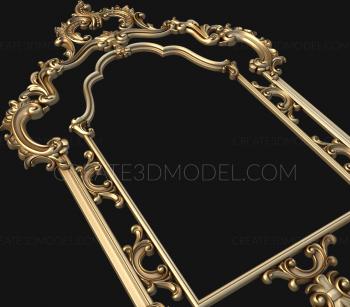 Figured frame (RMF_0585) 3D model for CNC machine