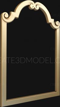 Figured frame (RMF_0597) 3D model for CNC machine