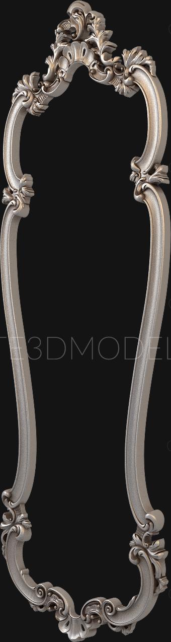 Figured frame (RMF_0663) 3D model for CNC machine