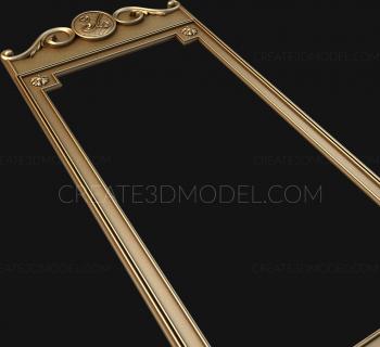 Figured frame (RMF_0669) 3D model for CNC machine