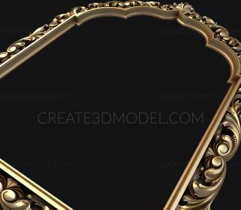 Figured frame (RMF_0678) 3D model for CNC machine