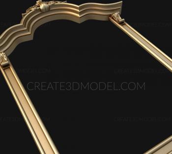 Figured frame (RMF_0685) 3D model for CNC machine